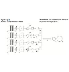 Kjellberg O-Ring 6x2 Silikon - HiFocus 160® / Percut160i® - Ref.Nr. 10.505.827 - 400.9001 - passend für Kjellberg ® Percut 160i®