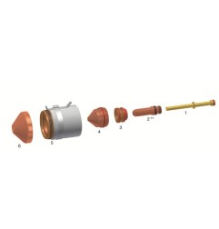 Hypertherm Düse 50A Luft - geändertes Design - Max Pro 200® - Nachbau - Ref.Nr. 220890 - 131.5000 -  -  - 21,01 € - 