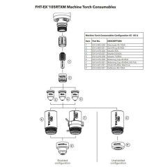 Ohmscher Sensor IHS-Kontakt (nur für mechanisiertes Schneiden) EX-2-428-011 - EX‐2‐428‐011 -  -  - 7,50 € - 