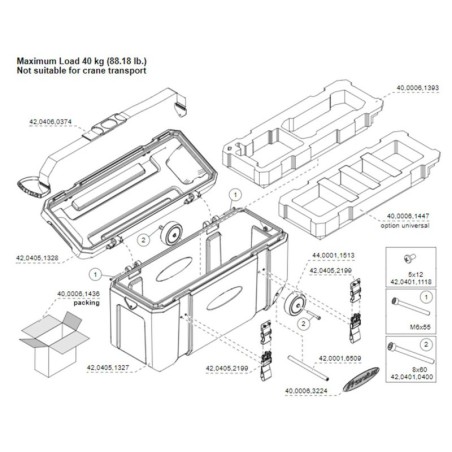 Fronius Rad für Toolcase (PJC100x32-Ø8.3)