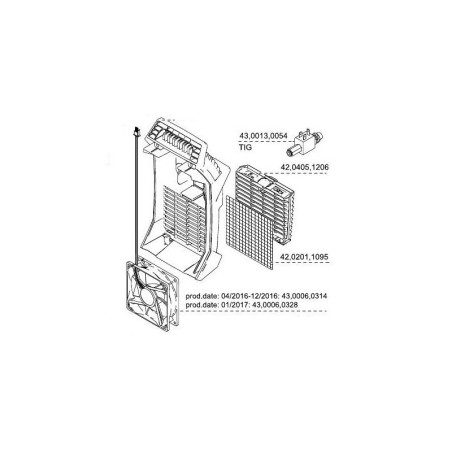 Fronius Axiallüfter 09225VA-12M-EA - 43,0006,0328 -  - 9007947280978 - 27,55 € - 