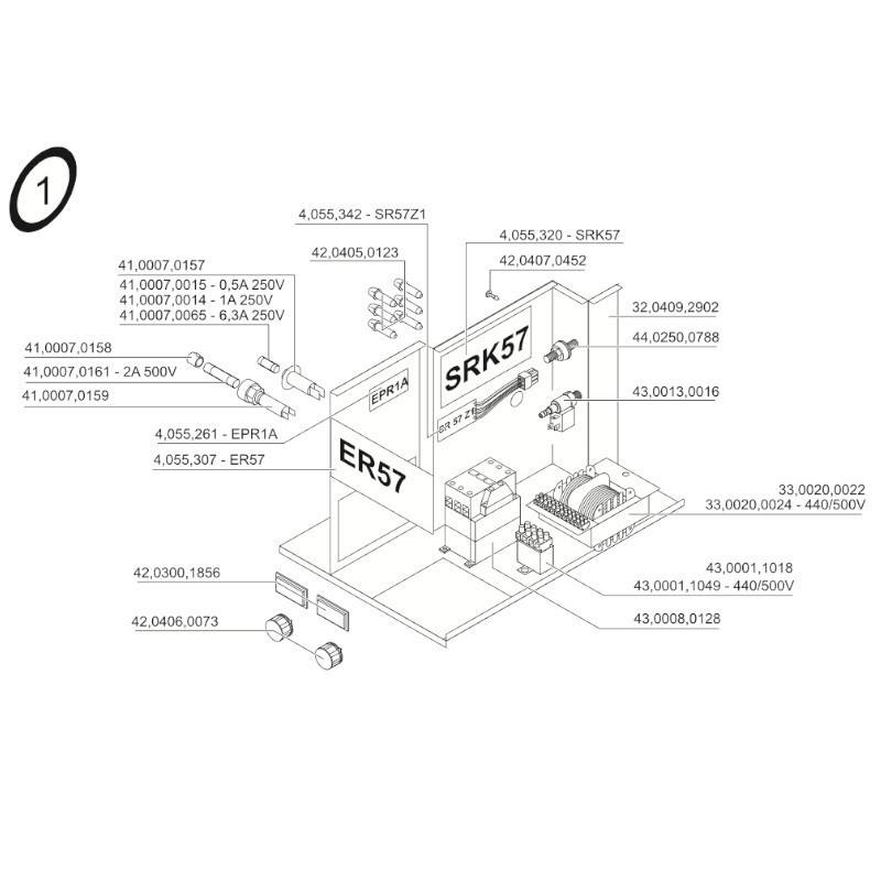 Fronius Print SRK57 für Variosynergic 3400 / 4000 / 5000 - geprüft