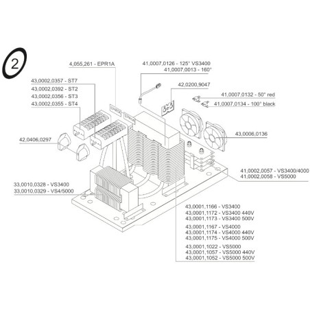 Fronius Schaltnock 32 ST7 9 für Variosynergic 3400 / 4000 / 5000 - 43,0002,0357 -  - 9007946416422 - 221,16 € - 