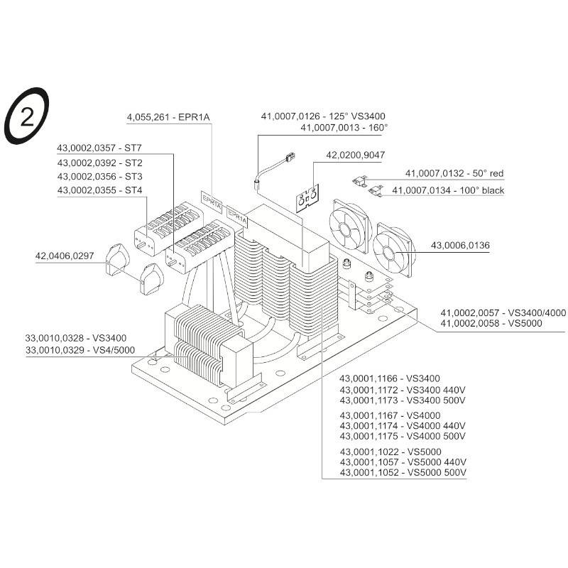 Fronius Thermaschalter 125  Ö für Variosynergic 3400