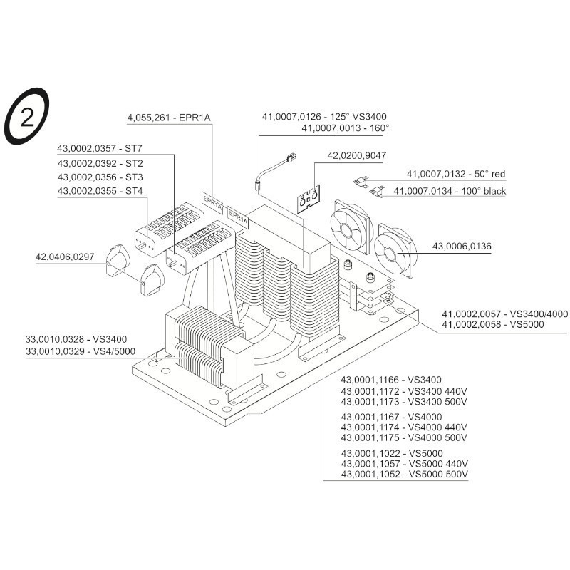 Fronius Thermaschalter 160  Ö für Variosynergic 4000 / 5000