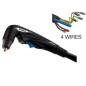 PLASMASCHNEIDBRENNER EXPRESCUT S 35 K, 4M, Anschluss 1/4G -  4WIRES PLASMASCHNEIDBRENNER EXPRESCUT S 35 K, 4M, Anschluss 1/4G -  4WIRES