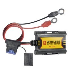 Gys Drahtlose Batterieanzeige - 024212 - Die drahtlose Ladeanzeige misst in Echtzeit den Ladezustand der 12V und 24V-Batterie vo