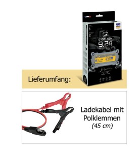 GYS GYSFLASH 9.24 - Batterieladegerät 6V 12V 24V Ladeerhaltung - 029477 - Ist ein Inverter-Ladegerät für Fahrzeuge mit 6, 12 und