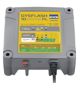 GYS GYSFLASH 10.36/48 PL Universal Einbauladegerät - 027060 - 027060 - Universal Einbauladegerät Profi- Ladegerät für Fahrzeuge 