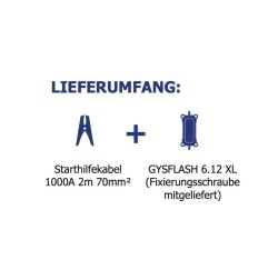 GYS STARTPACK PRO 12.24 XL - netzunabhäniges Starthilfegerät 12 und 24V -  026711