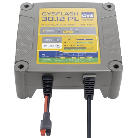 GYS GYSFLASH 30.12 PL Universal Einbauladegerät - 029668 - 029668 - Mit einer 30 A Leistung ist das GYSFLASH 30.12 PL ein Ladege