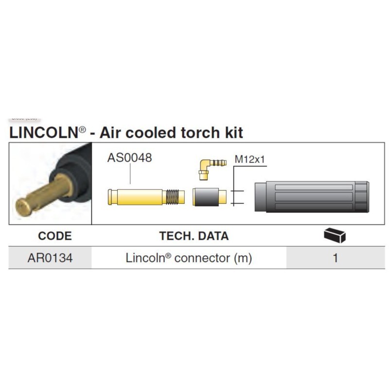 TRAFIMET MIG/MAG LINCOLN® CONNECTOR (M) - AR0134 -  -  - 159,82 € - 