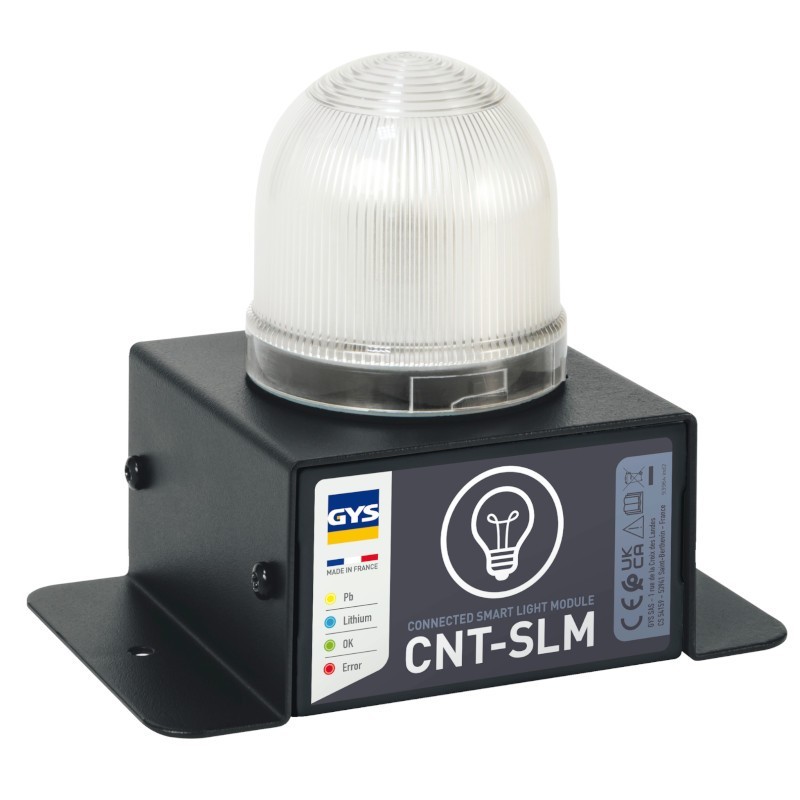 GYS SMART LIGHT MODULE (SLM) - 027978 - Das Smart Light Module (SLM) ist ein Zubehör, das mit GYS Connected („CNT“)-Ladegeräten 