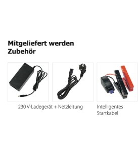 GYS POWER PACK 1300 - 071988 - POWER PACK 1300 ist eine tragbare Energiequelle, das eine Lithium-Ionen-Batterie (LiFePO4) und ei