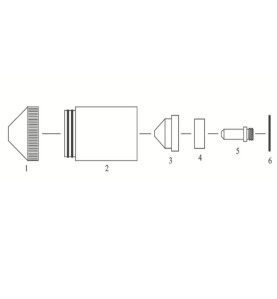 Plasma Düse 1,4mm, 60-100A, Cebora CP161, Ref.Nr. 1761, Nachbau - 107.5014 - Plasma Düse 1,4mm, 60-100A, Cebora CP161, Ref.Nr. 1