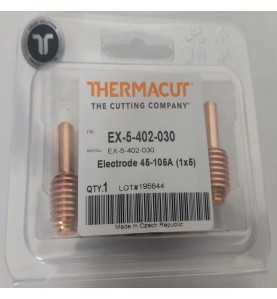 Elektrode 45-105A - (1St - 5St.) Thermacut 100SD RTX - EX‐5‐402‐030 - Elektrode für den Plasmabrenner 100SD RTX Thermacut Therma