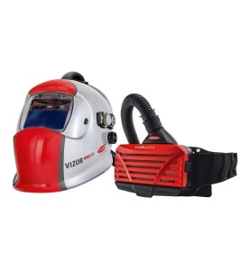 Schweißhelm Mit Frischluftfilter Vizor 4000 Air/3X Crystal - 42,0510,0480 - Vizor 4000 Air/3X Crystal ist ein Schutzsystem für A