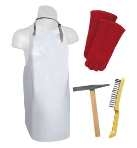 Gys - Set Schweisserschutz, Handschuhe , Schlackehammer, Bürste - 070561 - Set Schweisserschutz, Handschuhe , Schlackehammer, Bü