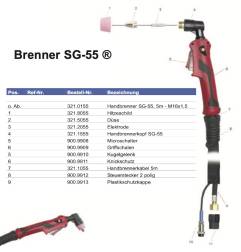 Steuerstecker - Plasmabrenner AG-60 / SG-51/ SG 55 - Platec