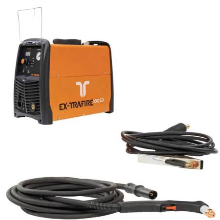 Plasmaschneidgerät EX‐TRAFIRE 100 SD (30-100A) 400 V 3-PH, CE plus Hand System/FHT‐EX105H Torch 5m/H Starter Kit - EX‐5‐010‐033 