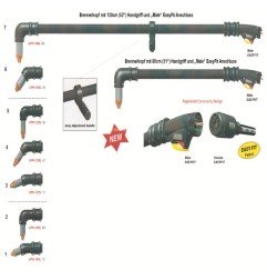 Hypertherm® Handbrennerkopf UPH105L 90° HD mit Handgriff 130cm und EasyFit Anschluss - 129.0098 -  -  - 1.880,37 € - 