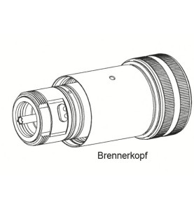 Hypertherm Brennerkopf HPR 130 - HPR 260 - HD 3070 - nicht für XD - 220162 - 220162A - Alle Nachbau­Elektroden müssen mit unsere