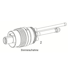 Hypertherm Brenner Schnellwechselaufnahme HPR 130 - HPR 260 - HD 3070  - 220163 - 220163A - Alle Nachbau­Elektroden müssen mit u