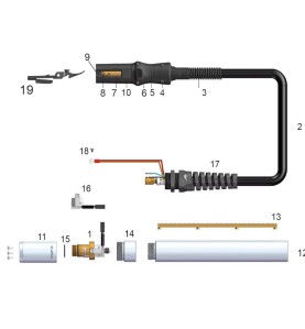 Maschinenbrennerkörper FHT-EX®105RTXM - Thermacut - EX-5-303-030 - Maschinenbrennerkörper FHT-EX®105RTXM - Thermacut Thermacut 1