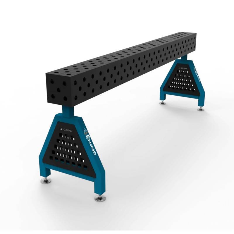 Schweissstützen Trestle auf Standfuss,Fi28mm, diagonal Gitter, verschiedene Größen - Gpph Schweissstützen Trestle auf Standfuss,Fi28mm, diagonal Gitter, verschiedene Größen - Gpph