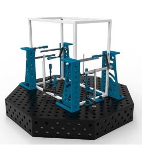 Achteck Schweisstische OCT PRO, fi28, diagonal grid, verschiedene Ausführungen - oct_pro_28 - INNOVATIVE LÖSUNG FÜR DIE INDUSTRI