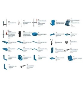 WERKZEUGSATZ BASIC NR.1 - FÜR SCHWEISSTISCHE - WS_BASIC1 - WERKZEUGSATZ BASIC NR.1 - FÜR SCHWEISSTISCHE Lochabstand 16 od. 28mm 