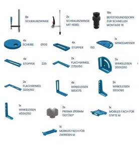 WERKZEUGSATZ BASIC NR.3 - FÜR SCHWEISSTISCHE - WS_BASIC3 - WERKZEUGSATZ BASIC NR.3 - FÜR SCHWEISSTISCHE Lochabstand 16 od. 28mm 