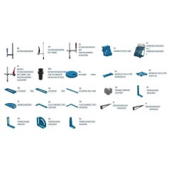 WERKZEUGSATZ BASIC NR.2 - FÜR SCHWEISSTISCHE - WS_BASIC2 - WERKZEUGSATZ BASIC NR.2 - FÜR SCHWEISSTISCHE Lochabstand 16 od. 28mm 