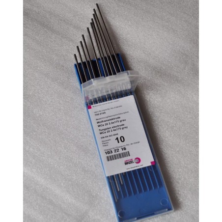 Wolframelektrode WCe20 grau, 10 St., 1,0-4,0 mm x 175mm - Abicor Binzel - 700.0166-10 -  -  - 16,75 € - 
