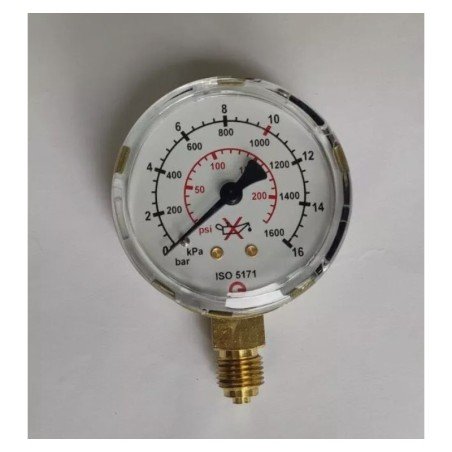 GCE Manometer Neutral Argon/CO2 Inhaltsdruck bis 300 bar 388411361401P Manometer - 388411361401P - GCE Manometer Sauerstoff Inha