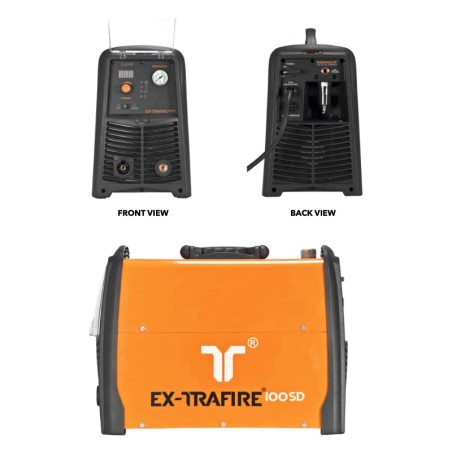 Plasmaschneidgerät Ex-Trafire 100 SD (30-100A) 400V 3-PH, CE, Maschinensystem/FTH-EX105M, 15m/Starterkit