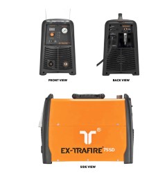 Plasmaschneidgerät EX-Trafire 75 SD (30-75A) 400 V 3-PH, CE Hand System /FHT-EX105RTX Brenner 8m / Starter Kit