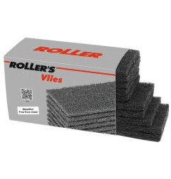 ROLLER'S Vlies, 10er-Pack, metallfreies, hochflexibles Reinigungsvlies für Kupferrohre, Lötfittings u. a.  - 160300 A - 160300 A