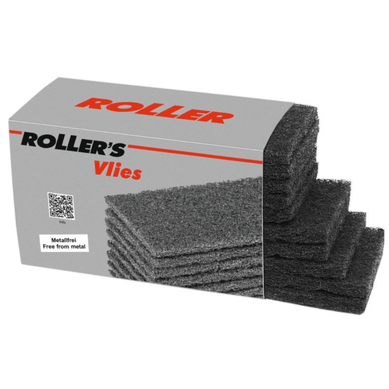 ROLLER'S Vlies, 10er-Pack, metallfreies, hochflexibles Reinigungsvlies für Kupferrohre, Lötfittings u. a.  - 160300 A