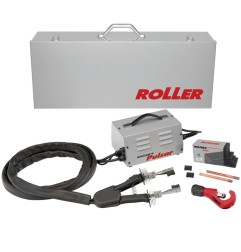 ROLLER’S Pulsar Super-Pack - Kompaktes, leistungsstarkes Elektro-Weichlötgerät für Kupferrohre Ø 6 – 54 mm -164050 A220 - 164050