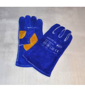 MIG MIG Schweißhandschuh Trafimet Gr. 10 Blaue Rindsleder 5 Finger-Schweisshandschuh mit integrierten Innenfutter - F20150.10 - 