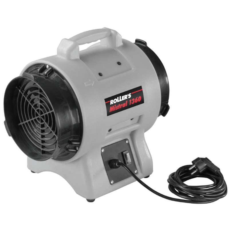 ROLLER'S Mistral 1360 - Elektrischer Baulüfter mit Axialgebläse ROLLER'S Mistral 1360 - Elektrischer Baulüfter mit Axialgebläse