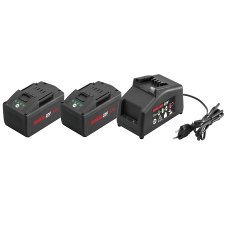 Roller - Power-Pack 22 V 5,0 Ah + 5,0 Ah + 90 W - 571591 A220 - Akku Li-Ion 21,6V, 9,0Ah für Roller und Rems Roller 414,16 € -  