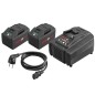 ROLLER'S Power-Pack 22 V 5,0 Ah + 5,0 Ah + 290 W ROLLER'S Power-Pack 22 V 5,0 Ah + 5,0 Ah + 290 W