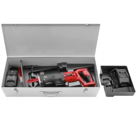 ROLLER'S Fox Akku 22V VE Set/P - 560055 A22 - Kraftvolle, robuste, kompakte Hybrid-Universalsäbelsäge für Akku- und Netzbetrieb.