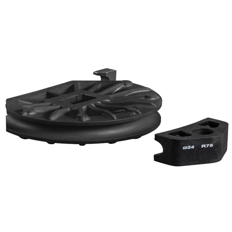 Roller - Biegesegment und Gleitstück Ø 24, 22 U, R75 Roller - Biegesegment und Gleitstück Ø 24, 22 U, R75