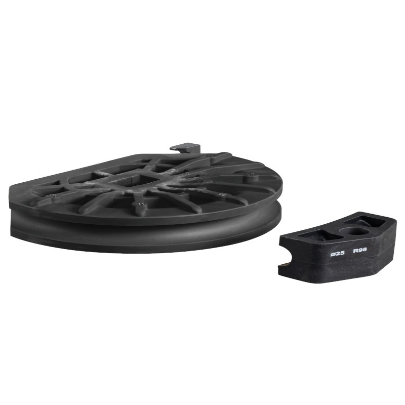 Roller - Biegesegment und Gleitstück Ø 25, R98 Roller - Biegesegment und Gleitstück Ø 25, R98