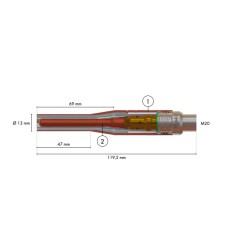 Engspaltgasdüse für ABIMIG® W / W T 440 - 145.0819.5 - Engspaltgasdüse für ABIMIG® W / W T 540 Abicor Binzel 44,20 € -  - 403658