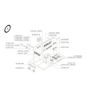 Fronius - PRINT ER57 - Variosynergic - 42,0001,0942 - für Verlängerungsschlauchpakete Fronius 3,30 € -  - 9007946243837 - 3,93 €