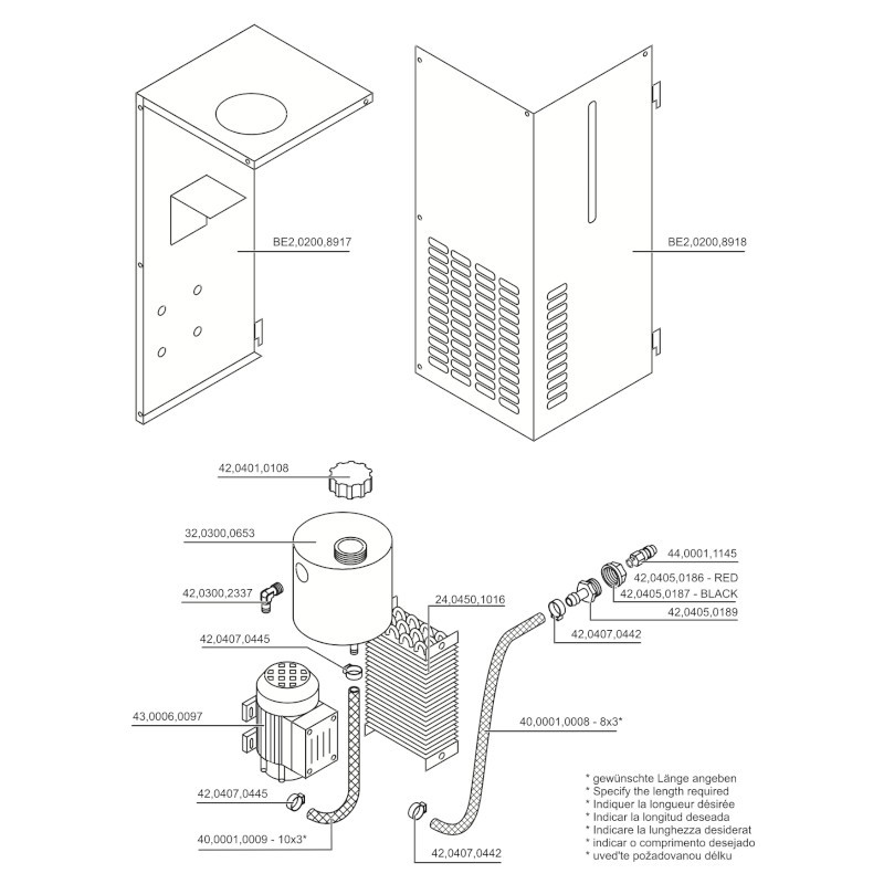 Fronius - Kühlmittelbehälter PVC - FK 3000-R Fronius - Kühlmittelbehälter PVC - FK 3000-R